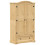 VidaXL vidaXL Wardrobe Cupboard Closet Clothes Storage Organiser Solid Wood Pine 2