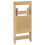 VidaXL vidaXL Dining Chairs Foldable Kitchen Chair 4 pcs Wax Brown Solid Wood Pine 8