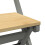 VidaXL vidaXL Dining Chairs Foldable Kitchen Dinner Chair 4 pcs Grey Solid Wood Pine 9