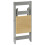 VidaXL vidaXL Dining Chairs Foldable Kitchen Dinner Chair 4 pcs Grey Solid Wood Pine 8