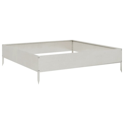 VidaXL vidaXL Hochbeet 100x100x26 cm Edelstahl 1