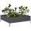 VidaXL vidaXL Hochbeet Anthrazit 100x100x33,5 cm Stahl 3