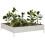 VidaXL vidaXL Hochbeet 100x100x26 cm Edelstahl 3