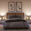 VidaXL vidaXL Bedside Cabinets&LED Lights Bed Table 2 pcs Sonoma Oak Engineered Wood 5