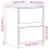 VidaXL vidaXL Bedside Cabinet with LED Lights Bed Side Table White Engineered Wood 4