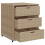 VidaXL vidaXL Gartenschrank Beige 55x59x69 cm Poly Rattan 6