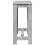 VidaXL vidaXL Bar Table Kitchen Pub Table Bistro Table Concrete Grey Engineered Wood 5