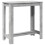 VidaXL vidaXL Bar Table Kitchen Pub Table Bistro Table Concrete Grey Engineered Wood 6