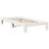 VidaXL vidaXL Bed Frame without Mattress Bed White 90x190 cm Single Solid Wood Pine 3