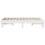 VidaXL vidaXL Bed Frame without Mattress White 135x190 cm Double Solid Wood Pine 5