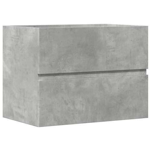 VidaXL vidaXL Bathroom Cabinet Cupboard Vanity Unit Concrete Grey Engineered Wood