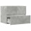 VidaXL vidaXL Bathroom Cabinet Cupboard Vanity Unit Concrete Grey Engineered Wood 7