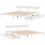 VidaXL vidaXL Bed Frame with Drawers White 180x200 cm Super King Solid Wood Pine 9