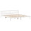 VidaXL vidaXL Bed Frame with Headboard Bed Base White 200x200 cm Solid Wood Pine 7