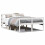 VidaXL vidaXL Senior Bed with Headboard Bed Frame White 150x200 cm Solid Wood Pine 2