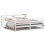 VidaXL vidaXL Bed Frame with Headboard Bed Base White 200x200 cm Solid Wood Pine 2
