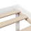 VidaXL vidaXL Senior Bed with Headboard Bed Frame White 120x190 cm Solid Wood Pine 9