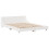 VidaXL vidaXL Bed Frame with Headboard White 150x200 cm King Size Solid Wood Pine 7