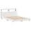 VidaXL vidaXL Bed Frame with Headboard White 150x200 cm King Size Solid Wood Pine 3