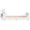 VidaXL vidaXL Bed Frame with Headboard White 150x200 cm King Size Solid Wood Pine 7