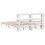 VidaXL vidaXL Bed Frame with Headboard Bed Base White 120x200 cm Solid Wood Pine 8