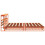 VidaXL vidaXL Bed Frame & Headboard Wax Brown 180x200 cm Super King Solid Wood Pine 8