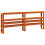 VidaXL vidaXL Bed Frame & Headboard Wax Brown 180x200 cm Super King Solid Wood Pine 7