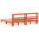 VidaXL vidaXL Bed Frame & Headboard Wax Brown 180x200 cm Super King Solid Wood Pine 9