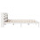 VidaXL vidaXL Bed Frame with Headboard Bed Base White 200x200 cm Solid Wood Pine 5