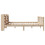 VidaXL vidaXL Bed Frame with Headboard Bed 180x200 cm Super King Solid Wood Pine 5
