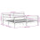 VidaXL vidaXL Bed Frame with Headboard Bed Base White 200x200 cm Solid Wood Pine 4