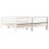 VidaXL vidaXL Bed Frame with Headboard Bed Base White 200x200 cm Solid Wood Pine 6
