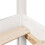 VidaXL vidaXL Bed Frame with Headboard Bed Base White 200x200 cm Solid Wood Pine 10