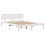 VidaXL vidaXL Bed Frame with Headboard White 150x200 cm King Size Solid Wood Pine 7