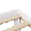 VidaXL vidaXL Bed Frame with Headboard White 150x200 cm King Size Solid Wood Pine 9