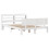 VidaXL vidaXL Bed Frame with Headboard White 150x200 cm King Size Solid Wood Pine 1