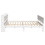 VidaXL vidaXL Bed Frame with Headboard Bed Base White 200x200 cm Solid Wood Pine 5