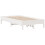 VidaXL vidaXL Bed Frame with Headboard Bed White 90x190 cm Single Solid Wood Pine 7