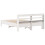 VidaXL vidaXL Bed Frame with Headboard Bed Base White 135x190 cm Solid Wood Pine 6