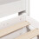 VidaXL vidaXL Bed Frame with Headboard Bed Base White 135x190 cm Solid Wood Pine 9