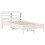 VidaXL vidaXL Bed Frame with Headboard Bed White 90x190 cm Single Solid Wood Pine 3