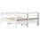VidaXL vidaXL Bed Frame with Headboard White 150x200 cm King Size Solid Wood Pine 6