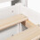 VidaXL vidaXL Bed Frame with Headboard White 150x200 cm King Size Solid Wood Pine 9