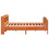 VidaXL vidaXL Bed Frame & Headboard Wax Brown 180x200 cm Super King Solid Wood Pine 5