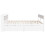 VidaXL vidaXL Bed Frame without Mattress White 180x200 cm Super King Solid Wood Pine 7