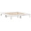 VidaXL vidaXL Bed Frame without Mattress Bed Base White 140x200 cm Solid Wood Pine 5