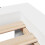 VidaXL vidaXL Bed Frame without Mattress Bed Base White 140x200 cm Solid Wood Pine 10