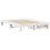 VidaXL vidaXL Bed Frame without Mattress White 150x200 cm King Size Solid Wood Pine 8