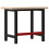 VidaXL vidaXL Workbench Wooden Work Table Work Bench Tool Solid Wood Oak Rectangular 7