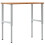 VidaXL vidaXL Workbench Work Table Work Bench Light Brown Solid Wood Oak Rectangular 7